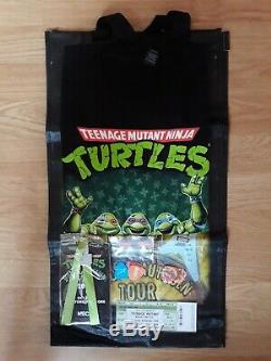 Neca TMNT Musical Mutagen Tour & Tour Merch Set 2020 SDCC Exclusive T-Shirt L