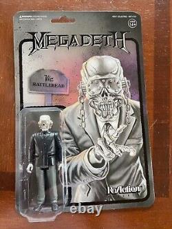 Never Released Megadeth VIC Reaction Figure Black Rare! Must Read Details