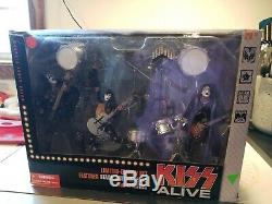 New 2002 Kiss Alive Box Set Limited Edition Stage Lights Instrument McFarlane