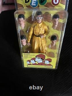 New Devo Action Figure 2005 Neca 5 Interchangeable Heads/ Energy Dome/ Whip