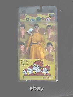 New Devo Action Figure 2005 Neca 5 Interchangeable Heads/ Energy Dome/ Whip