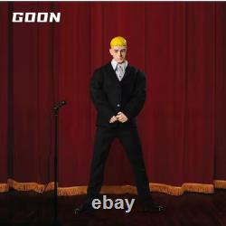 New Eminem 1/6 Action Figure, Black Suit Slim Shady Rap God fit with Red Tie