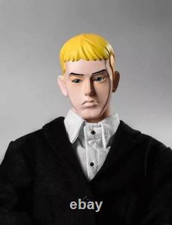 New Eminem 1/6 Action Figure, Black Suit Slim Shady Rap God fit with Red Tie