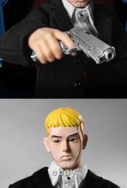 New Eminem 1/6 Action Figure, Black Suit Slim Shady Rap God fit with Red Tie