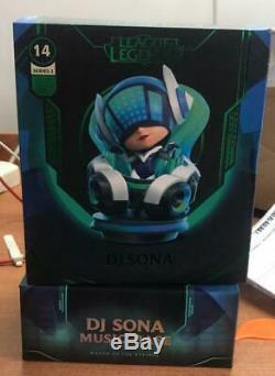 New LOL League of Legends DJ Sona Action Figure with music base