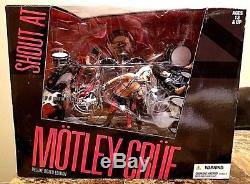 New Mcfarlane Limited Edition Motley Crue Stage Set Boxed Set-sealed