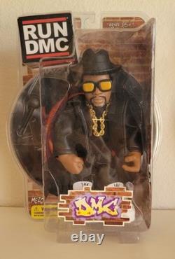 New Mezco Run DMC & Jam Master Jay Hip-Hop Rap Collectible Figurines