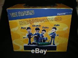New THE BEATLES McFarlane Deluxe Box Set CARTOON BAND Animation DOLL FIGURE Toys