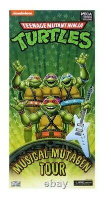 New for 2020 TMNT Musical Mutagen Tour Ninja Turtle 4-Pack NECA exclusive Target