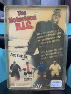 Notorious BIG Action Figure Mezco Biggie Smalls Rare Bad Boy Hip Hop White suit