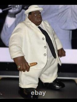 Notorious BIG Action Figure White Mezco Biggie Smalls Bad Boy Hip Hop Rare Loose