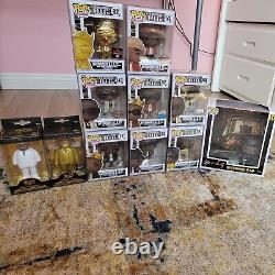 Notorious BIG Funko Pop Ultimate Set of 11 Gold Ex. 1/3000 and Toy Tokio Ex