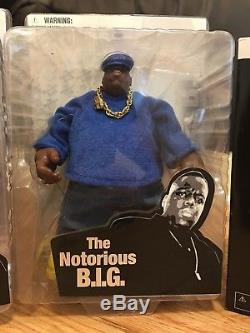 Notorious BIG Mezco Toyz Rare Complete Set of 5 figures (incl. Juicy outfit)
