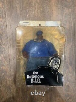 Notorious B. I. G. Action Figure Mezco Blue Biggie Smalls BIG NIB
