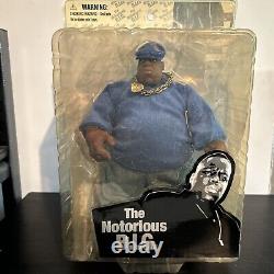 Notorious B. I. G. Action Figure by Mezco Sunglasses, Mic, Necklace withMedallion