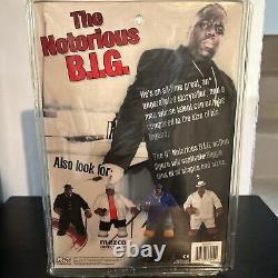 Notorious B. I. G. Action Figure by Mezco Sunglasses, Mic, Necklace withMedallion