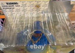 Notorious B. I. G. Action Figure by Mezco Sunglasses, Mic, Necklace withMedallion