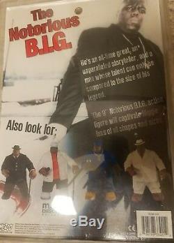 Notorious B. I. G. Mezco Toys Big Action Figure Biggie Smalls White Suit 2006 New
