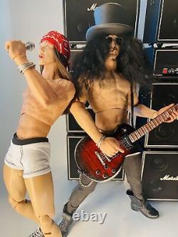 OOAK GUNS N ROSES GNRT AXEL ROSE and SLASH 12 ACTION FIGURES NEW PLEASE READ