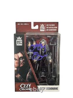 Ozzy Osbourne signed BSTAXN Action Figure Rock Music Beckett Brand New