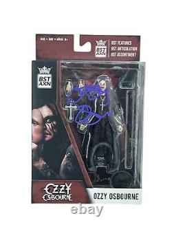 Ozzy Osbourne signed BSTAXN Action Figure Rock Music Beckett Brand New