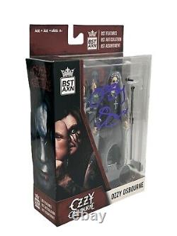 Ozzy Osbourne signed BSTAXN Action Figure Rock Music Beckett Brand New