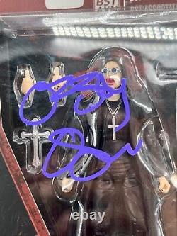 Ozzy Osbourne signed BSTAXN Action Figure Rock Music Beckett Brand New