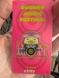 POP MART Duckoo Music Festival Series Blind Box Secret Drummer! US Seller