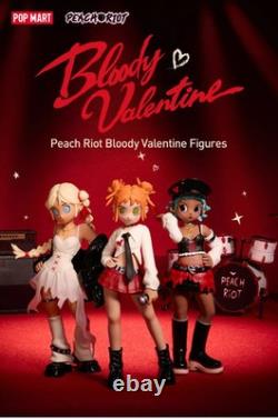 POP MART PEACH RIOT BLOODY VALENTINE 3 Figure Bundle SEALED