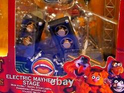 Palisades Muppet Show 25 Years 2002 Electric Mayhem Stage Set With Animal