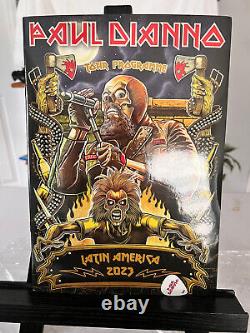 Paul Di'Anno Action Figure, Brazilian tourbook 2023 Iron Maiden Heavy Metal