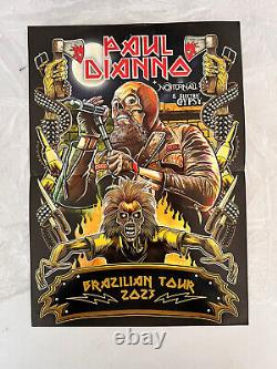 Paul Di'Anno Action Figure, Brazilian tourbook 2023 Iron Maiden Heavy Metal