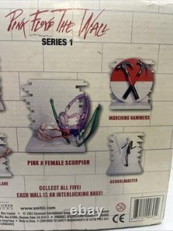 Pink Floyd The Wall-Pink & Female Scorpion Figure 2003 Series 1 New & DVD Movie