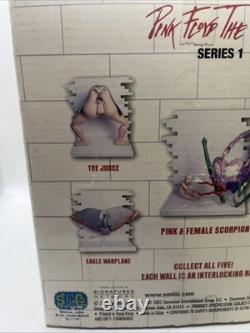 Pink Floyd The Wall-Pink & Female Scorpion Figure 2003 Series 1 New & DVD Movie