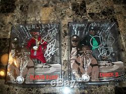 Public Enemy Rare Signed Action Figure Toy Set Chuck D Flavor Flav Rap Hip Hop