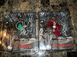 Public Enemy Rare Signed Action Figure Toy Set Chuck D Flavor Flav Rap Hip Hop