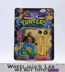 Punker Don Rock'N Roll Teenage Mutant Ninja Turtles TMNT 1991 Playmates MOSC