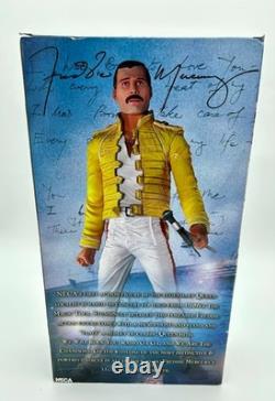 QUEEN Freddie Mercury 18 Figure Motion Activated Sound NECA 2006 IN BOX