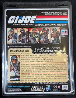 RARE Gentle Giant Jumbo 12 G. I. JOE Machine Gunner (Rock'N Roll) Sealed MOC