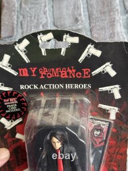 RARE My Chemical Romance Gerard Way Figure Rock Action Heroes Blister unopened