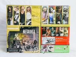 RARE NIB 2001 McFarlane Metallica Harvesters of Sorrow Figures and Stage Set