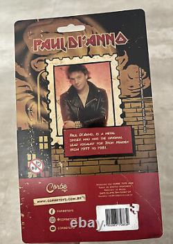 RARE Official Iron Maiden Paul Di'Anno 3,75? Action Figure Licensed Corbe Toys