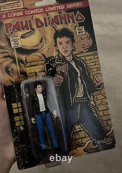 RARE Official Iron Maiden Paul Di'Anno 3,75? Action Figure Licensed Corbe Toys