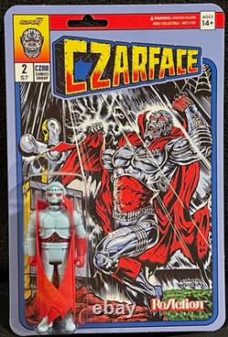 RARE! SEALED 2020 Super7/ReAction Czarface #2 BLUE VARIANT Action Figure MOC