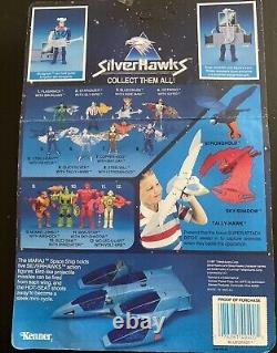 RARE SilverHawks Bluegrass Action Figure Side Man Weapon Bird Kenner Vintage NIB