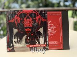 RED SHADOWS BLOOD WOLF Figure & Music Vinyl Skeletron Series Roboskull MK II
