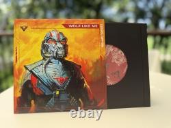 RED SHADOWS BLOOD WOLF Figure & Music Vinyl Skeletron Series Roboskull MK II