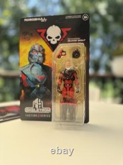RED SHADOWS BLOOD WOLF Figure & Music Vinyl Skeletron Series Roboskull MK II