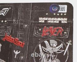 ROB HALFORD SIGNED SUPER7 ReACTION ACTION FIGURE TOY JUDAS PRIEST BECKETT COA