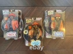 RUN DMC Mezco Figure Set of 3 Japan Limited Edition Music 2005 New Multicolor
